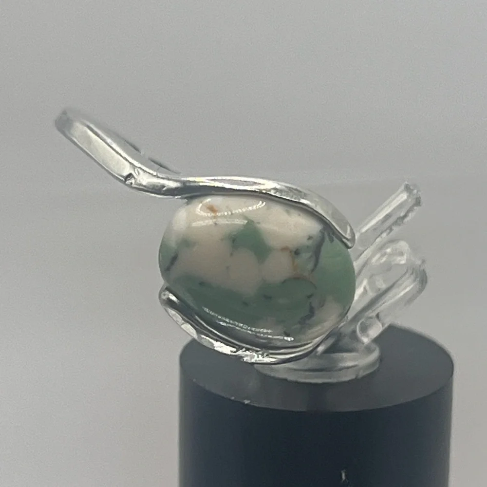 Brand New Variscite Silver Ring - Picture 11 of 16